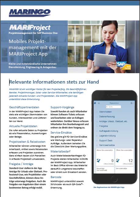 MARIProject WEb Client